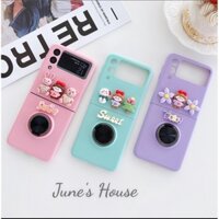 (Order) Ốp lưng Samsung Zflip 3 mẫu cô gái pastel 3 màu xinh xắn