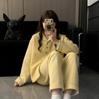 {ORDER} Pyjama đồ ngủ chần bông thu đông ấm áp dễ thương