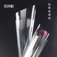 ORDER Sỉ Xấp 20 tờ Giấy Bóng Kính Trong Suốt bó hoa siêu sang đủ kích thước
