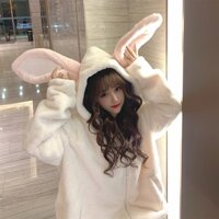 [ORDER TAOBAO] Áo khoác lông mũ tai thỏ cute