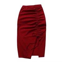 [ORDER TAOBAO ] Chân váy thun dài qua gối cho dây rút