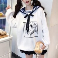 [ORDER TMALL 110 ] Hoodie Hải Quân Style Giấu Quần Siêu Cute