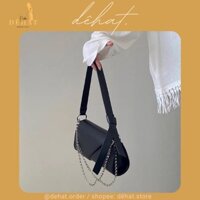 [ORDER] Túi kẹp nách đen quai xích cho nữ