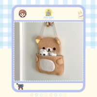 [ORDER] TÚI TREO TƯỜNG GẤU RILAKKUMA DỄ THƯƠNG PHONG CÁCH NHẬT BẢN ĐỂ ĐỒ LẶT VẶT