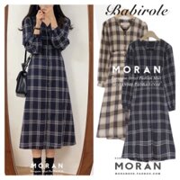(Order) Váy kẻ ô Moran mùa thu style Hàn Quốc