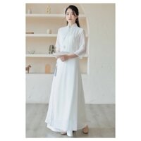 [Order] Váy sườn xám áo dài cách tân kiểu trung hoa trung quốc hán phục đi lễ chùa trang phục bàn trà spa