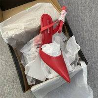 Order Xuất Dư Giày Cao Gót 11cm Mũi Nhọn Sang Trọng Màu Đỏ