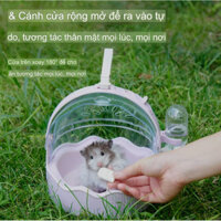 [ORDER] Yee Lồng xách tay mini có dây cho hamster ( mica )