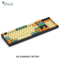 [Order]A Domikey Retro bộ keycap cao cấp ABS double shot