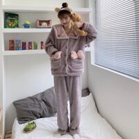 ORDER_Bộ Ngủ Bông Túi Nơ Ulzzang