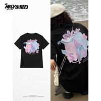 ORDERCHINA  Áo Phông Ngắn Tay 100% Cotton Phong Cách Lười Áo Nam Tay Lỡ Size Lớn Rộng Rãi Mùa Hè Mẫu Mới 2024