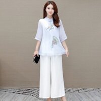 [Order]Có ảnh thật Áo pháp phục kiểu cổ trang trung hoa trung quốc hán phục đi lễ chùa trang phục bàn trà spa ngồi thiền