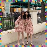 [ORDER]ĐẦM ULZZANG ĐẦM HOA HỌA TIẾT DỄ THƯƠNGZXZXAA