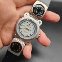 ⚡ORDER⚡Đồng Hồ Y2K Màu Bạc REMY MARTIN  /  REMY MARTIN watch /Đồng hồ Có La Bàn Trend phong cách Vintage Y2K Nl.KE Triax