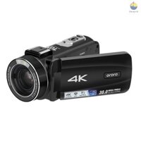 Ordro 10x Bảng điều khiển máy ảnh Video 4k quang học tự động 10x Bảng điều khiển cảm ứng Ips quang học có thể mang theo Ba Thời gian chuyển động chậm 30mp Dv 3.0 Dv 3.0 Inch Wifi tự động quang học chậm Thời gian Wifi tự động trễ với