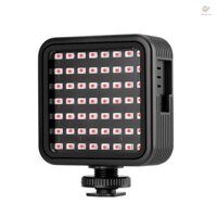 Ordro LN-5 Mini IR Night Vision Light Đèn chụp ảnh hồng ngoại cho máy quay Video 56 hạt ánh sáng Tích hợp pin sạc với 3 giá đỡ giày lạnh 1 / 4in Hol ren