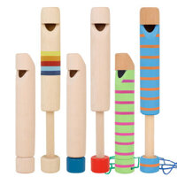 Orff Pull Wooden Flute Early Childhood Education Music Enlightenment Voice-Changing Musical Toys Gift