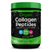 Orgain Collagen Peptide Grass Fed -  Bột Collagen Peptide Grass Fed 454g