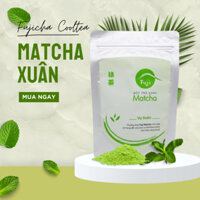[Organic] Bột Trà Xanh Fuji Matcha Nguyên Chất Xuân Pha Đồ Uống, Làm Bánh, Đắp Mặt