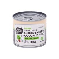Organic Sweetened Condensed Coconut Milk Honest To Goodness 200Ml