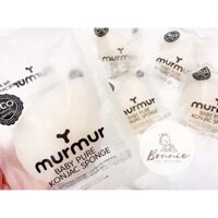 (Organic)Bông tắm hữu cơ Hàn Quốc murmur siêu mềm cho bé