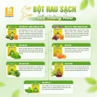 [ORGANIC]BỘT RAU SẤY THĂNG HOA NAMGANO 100% TỰ NHIÊN, RAU MÁ,CẦN TÂY, CẢI BÓ XÔI,DIẾP CÁ, TÍA TÔ,CỦ DỀN, BÍ ĐỎ,