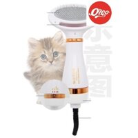 Orgo- Máy Sấy Lông Cho Thú Cưng, Lược Chải Lông Cho Chó Mèo 2 in 1 OG