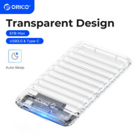 Orico 2.5 inch Trong suốt SATA sang USB3.0 / Type-C Ổ cứng Công cụ Vỏ ổ cứng gắn ngoài miễn phí cho PC Laptop SSD / HDD 6Gbps (2139)