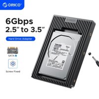 Orico 2.5 SATA mSATA NGFF sang 3.5 Ổ Cứng Caddy Adapter Ổ Đĩa Bên Trong Bay SSD Bộ Chuyển Đổi Gắn Giá Đỡ Khay Caddy SATA 3.0 (D2SS)