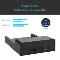 ORICO 6518US3-V2 Siêu Tốc Độ USB 3.0 HDD & SSD Dock cho 2.5 & 3.5 inch SATA Hỗ Trợ HDD 4 TB-Đen