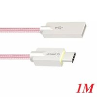 Orico Hcu-10-Pk Cáp Sạc Điện Thoại Typec Dây Dù Hồng 1M - Type C To Usb 1M Cable ) - 96546