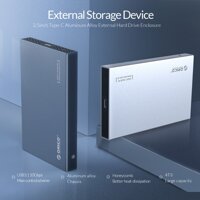 Orico HDD 2.5 Inch SATA Sang USB 3.1 Loại C Gen 2 Dành Cho SSD 4TB hộp Ổ Cứng Cắm Ngoài