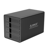 ORICO Trạm Nối HDD 95 Series 4 Bay 3.5 SATA Sang USB 3.0 Với Bộ Chuyển Đổi Năng Lượng Bên Trong 150W Cho Hộp HDD Nhôm UASP 64TB (9548U3)