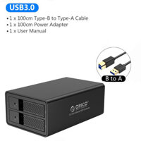 ORICO Trạm Sạc Ổ Cứng 3.5 SATA Sang USB3.0 Dòng Đa Năng 95 Ổ Cứng Gắn Trong Ổ Cứng 16TB Vỏ HDD Nhôm （ 9558U3 ）