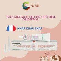 ORIDERMYL - TUÝP BÔI CHỐNG VIÊM TAI NGOÀI VÀ VIÊM TAI GIỮA CHÓ, MÈO (Tuýp 10g)