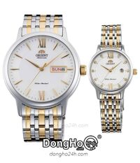 Orient Cặp - SAA05002WB (Tự Động) - SSZ45002W0 (Pin) Kính Sapphire - Dây Kim Loại - Chính Hãng