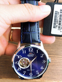 Orient open heart automatic blue dial men's watch RA-AG0011L10B - Smile Watch