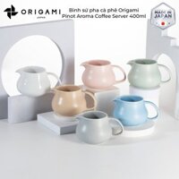 [ORIGAMI JAPAN] Bình sứ pha cà phê Origami Pinot Aroma Coffee Server 400ml