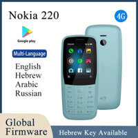 Original 220 4G Dual SIM Phone Pho 2.4&Quot;Fm Bluetooth Mở Khóa Điện Thoại Nga Hebrew Tiếng Ả Rập Bàn Phím