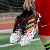 Original AG/FG Messi Football Shoes Men/Kids New Color Professional Soccer Shoes Sports Footwear Stud Football Shoes Soccer Boots Cleats Size:34-45