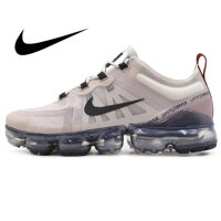 Original Authentic NIKE A i r VaporMax Mens Running Shoes Sports Outdoor Sneakers Fashion Designer Durable Lightweight Shock Absorbing Footwear Good Quality 2019 New Arrival AR6631 002