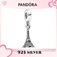 Original edition 100% PANDORA genuine S925 sterling silver jewelry bracelet pendant Paris Eiffel Tower Dangle Charm