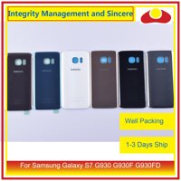 Original For For Samsung Galaxy S7 G930 G930F G930FD SM-G390F Housing Battery Door Rear Back Glass Cover Case Chassis Shell