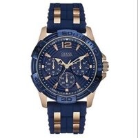 [Original] Guess W0366G4 W0366G3 Rose Gold Hải quân Silicone Đồng hồ nam