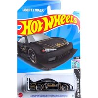 Original Hot Wheels 1/64 Alloy Models LB Super Silhouette Nissan SILVIA S15 Liberty Walk Sports Car  Toys for Boys Black