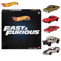 Original Hot Wheels Fast and Furious Movie Car Alloy Model Chevy Ford Hummer Mustang Rubber Tires Boy Toys for Children