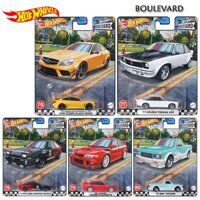 Original Hot Wheels Premium Car Boulevard Toyota AE86 Holden Lancer Benz AMG Volkswagen Bus T1 Traffic Toys for Boys 1/6