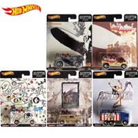 Original Hot Wheels Premium Car Model Retro Entertainment Collection 1:64 Scale Vehicles Kids Toys for Children 50th Ann