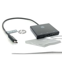 [Original] HP USB-C to Multi-Port Hub 3 cổng xuất 4K USB 3.1 cấp nguồn 65W