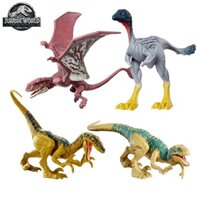 Original Jurassic World Basic Dinosaur Toys Single Model Pterosaur Velociraptor Peripherals Action Toys Children Finishe